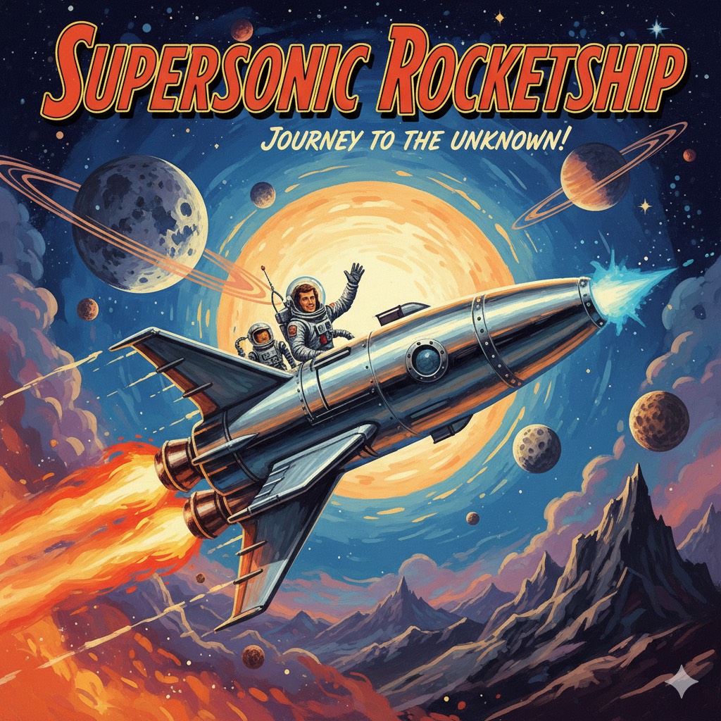 Supersonic Rocketship